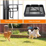 8 Panel Pet Dog Cat Bunny Puppy Play pen Playpen 60x80 cm Exercise Cage Dog Panel Fence Petsleisure