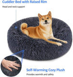 Soft Dog Bed Round Washable Plush Pet Kennel Cat Bed Mat Sofa Large 70cm Petsleisure