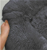 Soft Dog Bed Round Washable Plush Pet Kennel Cat Bed Mat Sofa Large 70cm Petsleisure