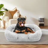 Dog Cat Pet Warm Soft Plush Nest Comfy Kennel Sleeping Calming Bed Memory Foam L Petsleisure