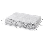 Pet Dog Crate Cage Kennel Bed Mat Sleeping Pad Fluffy Plush Soft Washable Bed L Petsleisure