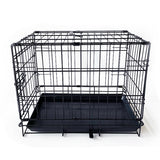 36" Pet Dog Cage Kennel Metal Crate Enlarged Thickened Reinforced Pet Dog House Petsleisure