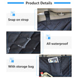 Pet Dog Car Back Seat Cover Anti Dirty Oxford Waterproof Fabric  Protector Mat L Petsleisure
