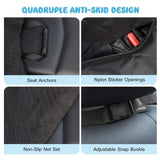 Pet Car Seat Cover Hammock Anti-skid Protective Pad Waterproof Cat and Dog Back Seat Petsleisure
