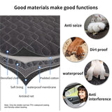 4-in-1 Multi-Function Car Back Seat Cover Pet Dog Waterproof Hammock Protective Pad Petsleisure