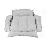 Sofa-Style Dog Bed Waterproof Washable Soft High Back Comfy Sleeping Kennel M Petsleisure