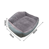 Large Pet Dog Bed Soft Warm Removable Washable High Back Mattress Puppy Mat L Petsleisure