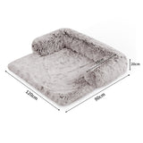 Pet Sofa Bed Dog Calming Sofa Cover Protector Cushion Plush Mat XL Petsleisure