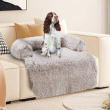Pet Sofa Bed Dog Calming Sofa Cover Protector Cushion Plush Mat XL Petsleisure