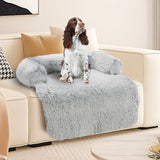 Kids Pet Sofa Bed Dog Cat Calming Waterproof Sofa Cover Protector Slipcovers M Petsleisure