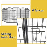 8 Panel Pet Dog Playpen Puppy Exercise Cage Enclosure Fence Foldable Play Pen L Petsleisure