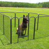 8 Panel Pet Dog Playpen Puppy Exercise Cage Enclosure Fence Foldable Play Pen L Petsleisure