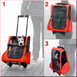 Dog Pet Safety Transport Carrier Backpack Trolley Randy & Travis Machinery