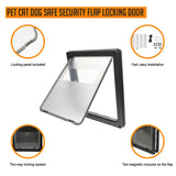 Pet Cat Dog Safe Security Flap Locking Door Petsleisure