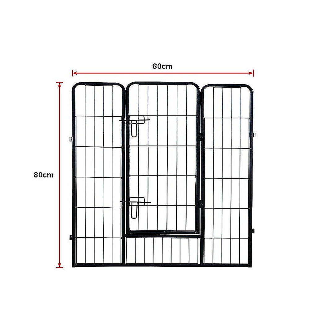 8 Panel Heavy Duty Pet Dog Playpen Puppy Exercise Fence Enclosure Cage Randy & Travis Machinery
