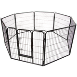 8 Panel Heavy Duty Pet Dog Playpen Puppy Exercise Fence Enclosure Cage Randy & Travis Machinery