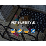 24" 8 Panel Pet Dog Playpen Puppy Exercise Cage Enclosure Fence Play Pen Randy & Travis Machinery