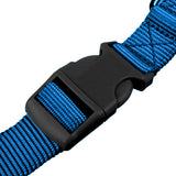 Adjustable Dog Hands Free Leash Waist Belt Buddy Jogging Walking Running Blue Uniwide