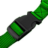 Adjustable Dog Hands Free Leash Waist Belt Buddy Jogging Walking Running Green Uniwide