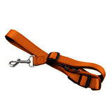 Adjustable Dog Hands Free Leash Waist Belt Buddy Jogging Walking Running Orange Uniwide