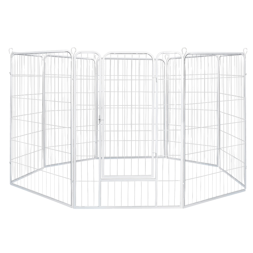 PaWz 8 Panel 40'' Pet Dog Playpen Puppy Exercise Cage Enclosure Fence Metal PaWz