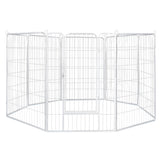 PaWz 8 Panel 40'' Pet Dog Playpen Puppy Exercise Cage Enclosure Fence Metal PaWz