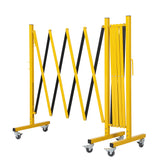 Expandable Portable Safety Barrier With Castors 510cm Retractable Isolation Fence Unbranded