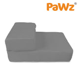 PaWz Pet Stair Stairs Dog Steps Ramp Portable Foldable Climbing Soft Grey PaWz