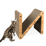 PaWz Cat Scratcher Scratching Board Corrugated Cardboard Scratch Bed Toy Pad Mat Petsleisure