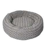 PaWz Calming Dog Bed Warm Soft Plush Sofa Pet Cat Cave Washable Portable Grey L PaWz