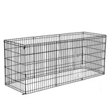 PaWz Pet Dog Playpen Puppy Exercise 8 Panel Fence Black Extension No Door 24" PaWz