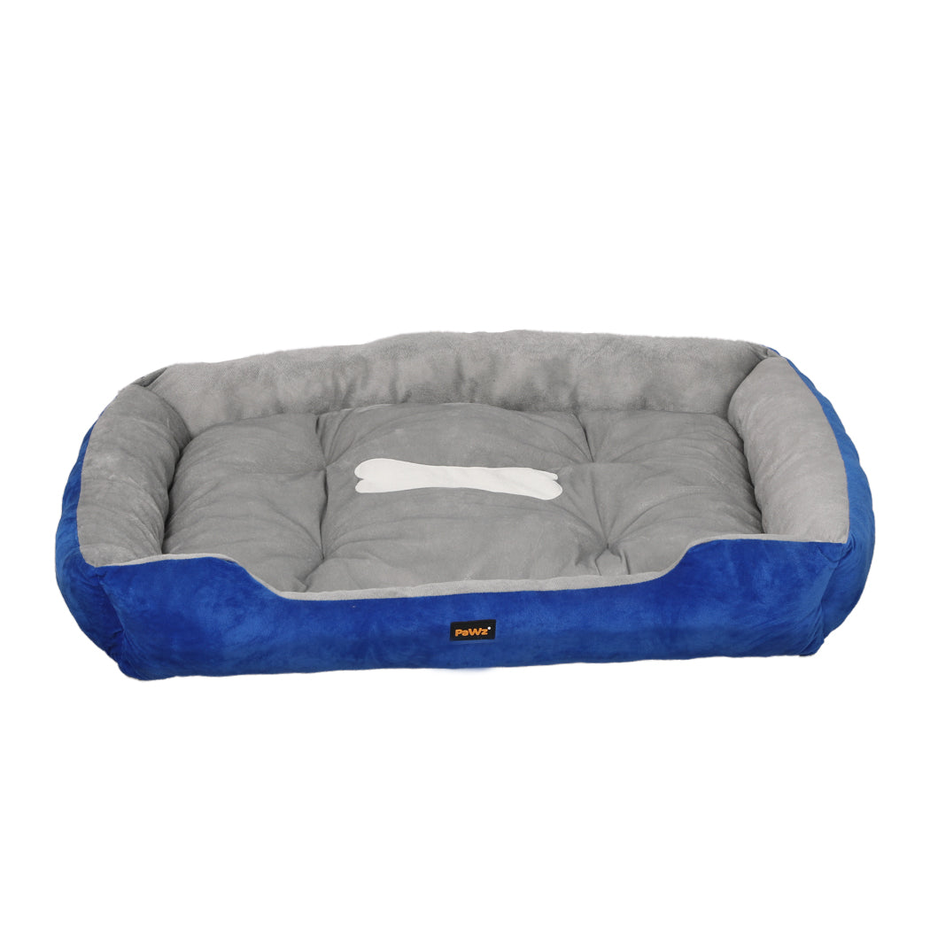 PaWz Pet Bed Dog Beds Bedding Mattress Mat Cushion Soft Pad Pads Mats XXL Navy PaWz