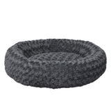 PaWz Calming Dog Bed Warm Soft Plush Pet Cat Cave Washable Portable Dark Grey M PaWz