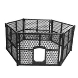 PaWz Pet Playpen Foldable Protable Dog Play Pens Plastic Garden Outdoor 6 Panels PaWz