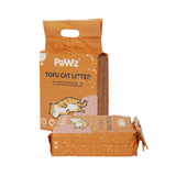 PaWz 2.5kg Tofu Cat Litter Clumping Flushable Fast Super Absorben Peach x4 Petsleisure