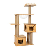 PaWz Cat Tree Scratching Post Scratcher Cats Tower Wood Condo Toys House 138cm Petsleisure