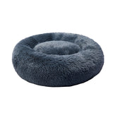 PaWz Pet Bed Cat Dog Donut Nest Calming Kennel Cave Deep Sleeping Dark Grey 3XL PaWz