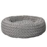 PaWz Calming Dog Bed Warm Soft Plush Sofa Pet Cat Cave Washable Portable Grey L