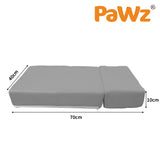 PaWz Pet Stair Stairs Dog Steps Ramp Portable Foldable Climbing Soft Grey PaWz