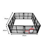 PaWz Pet Playpen Foldable Protable Dog Play Pens Plastic Garden Outdoor 8 Panels PaWz