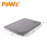 PaWz Pet Bed Foldable Dog Puppy Beds Cushion Pad Pads Soft Plush Black L PaWz