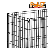 PaWz Pet Dog Playpen Puppy Exercise 8 Panel Fence Black Extension No Door 30" PaWz