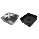 PaWz Elevated Pet Feeder 4 Height Adjustable Dog Stainless Steel Non-Slip Bowl PaWz