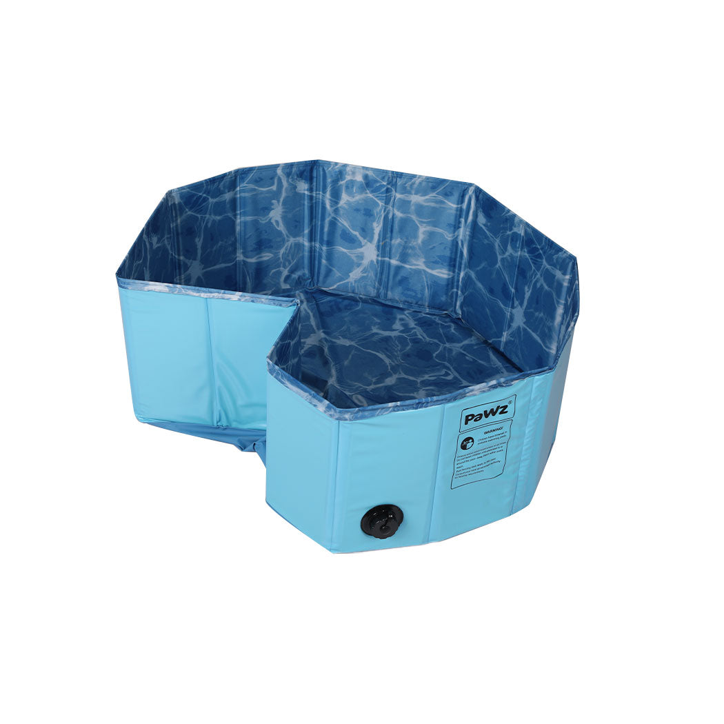Portable Pet Swimming Pool Kids Dog Cat Washing Bathtub Outdoor Bathing S PaWz