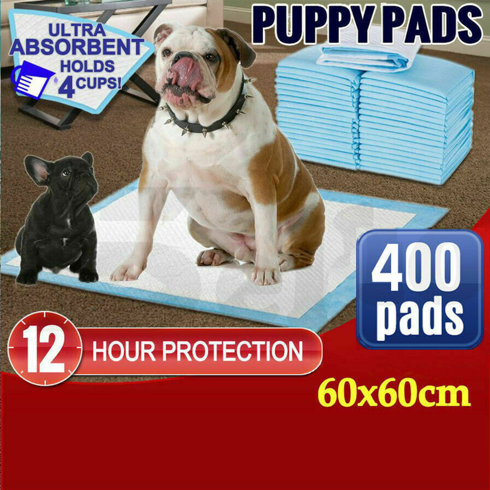 PaWz 400pcs 60x60cm Puppy Pet Dog Indoor Cat Toilet Training Pads Absorbent New PaWz