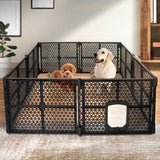 PaWz Pet Playpen Foldable Protable Dog Play Pens Plastic Garden Outdoor 8 Panels PaWz