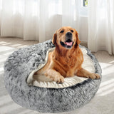 PaWz Pet Dog Calming Bed Warm Soft Plush Sleeping Removable Cover Washable XL PaWz