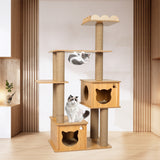 PaWz Cat Tree Scratching Post Scratcher Cats Tower Wood Condo Toys House 138cm Petsleisure