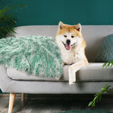 PaWz Dog Blanket Pet Cat Mat Puppy Warm Soft Plush Washable Reusable Large Teal PaWz