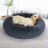 PaWz Pet Bed Cat Dog Donut Nest Calming Kennel Cave Deep Sleeping Dark Grey 3XL PaWz